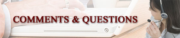 COMMENTS & QUESTIONS